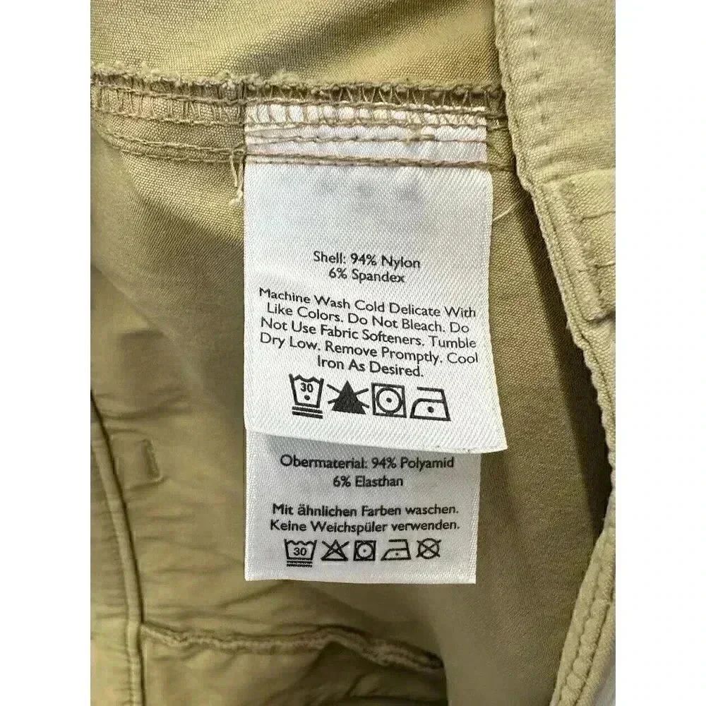 Eddie‎ Bauer Shorts Mens 32 Beige Travex Chino Hiking Camp Stretch Outdoors
